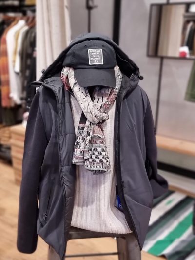 Blouson bimatières