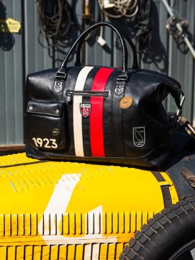 Sac cuir "100 ans des 24 h du Mans"